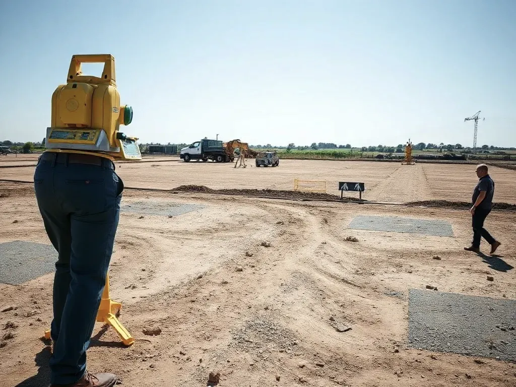 The site involved in total station, near Gravesend, seen from a distance